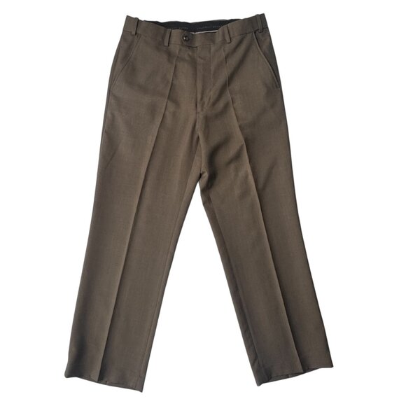 Geoffrey Beene 34x28 Brown Dress Pants - Picture 1 of 7
